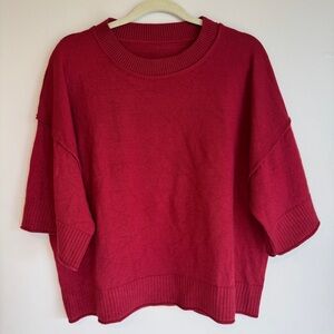 Red Oversized Sweater
